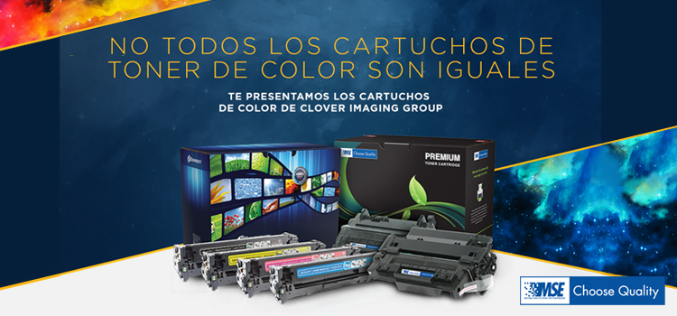No todos son iguales! No repague por calidad de original, mse, toners color, toners a color, clover imaging group, clover